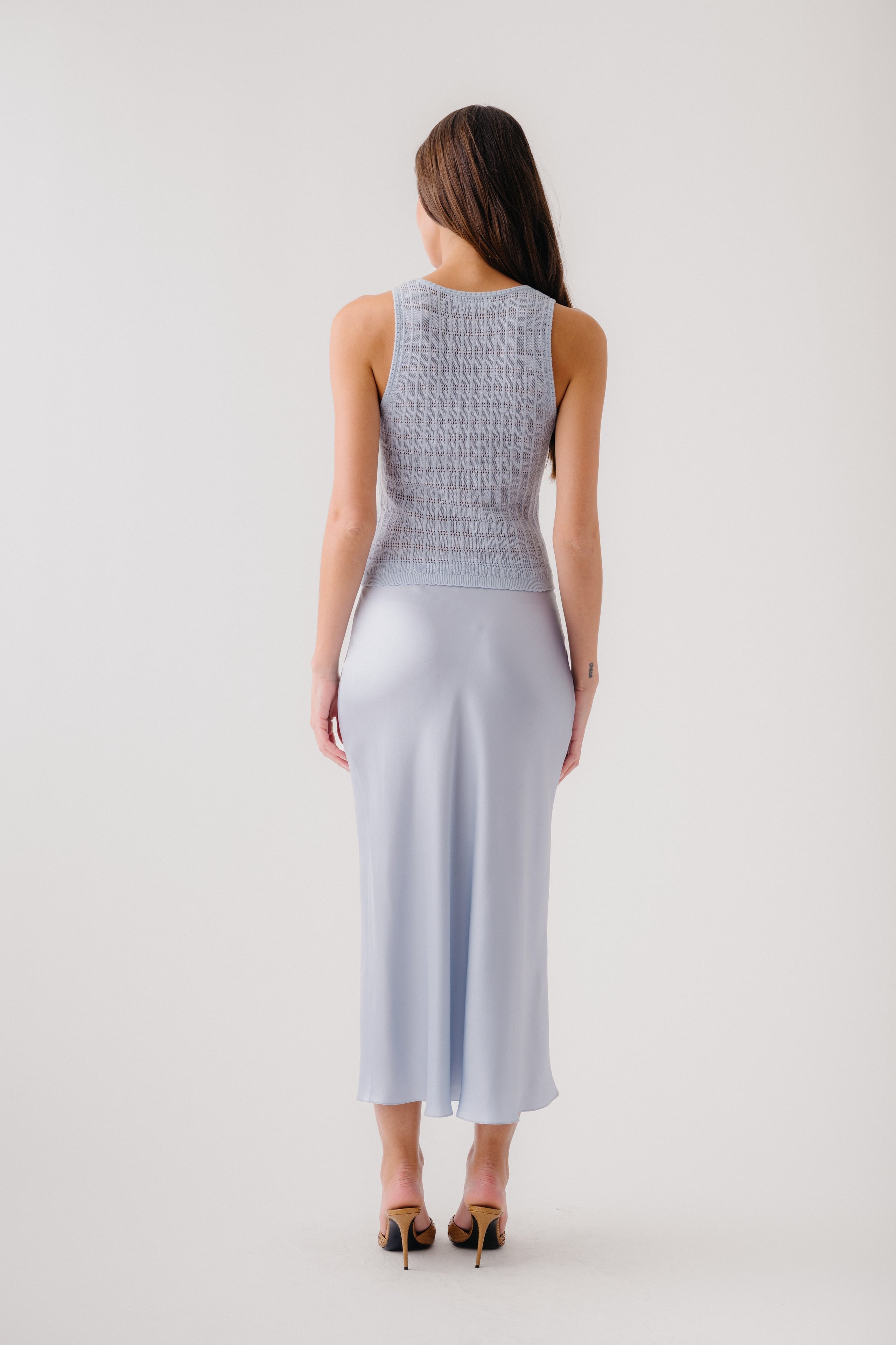 CORDELIA SCOOPED NECK TANK | WHISPER
