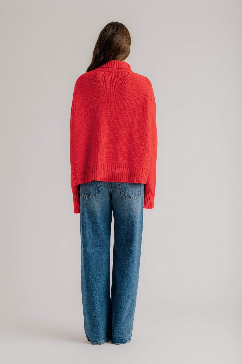 SCARLETT CASHMERE TURTLENECK | SCARLET